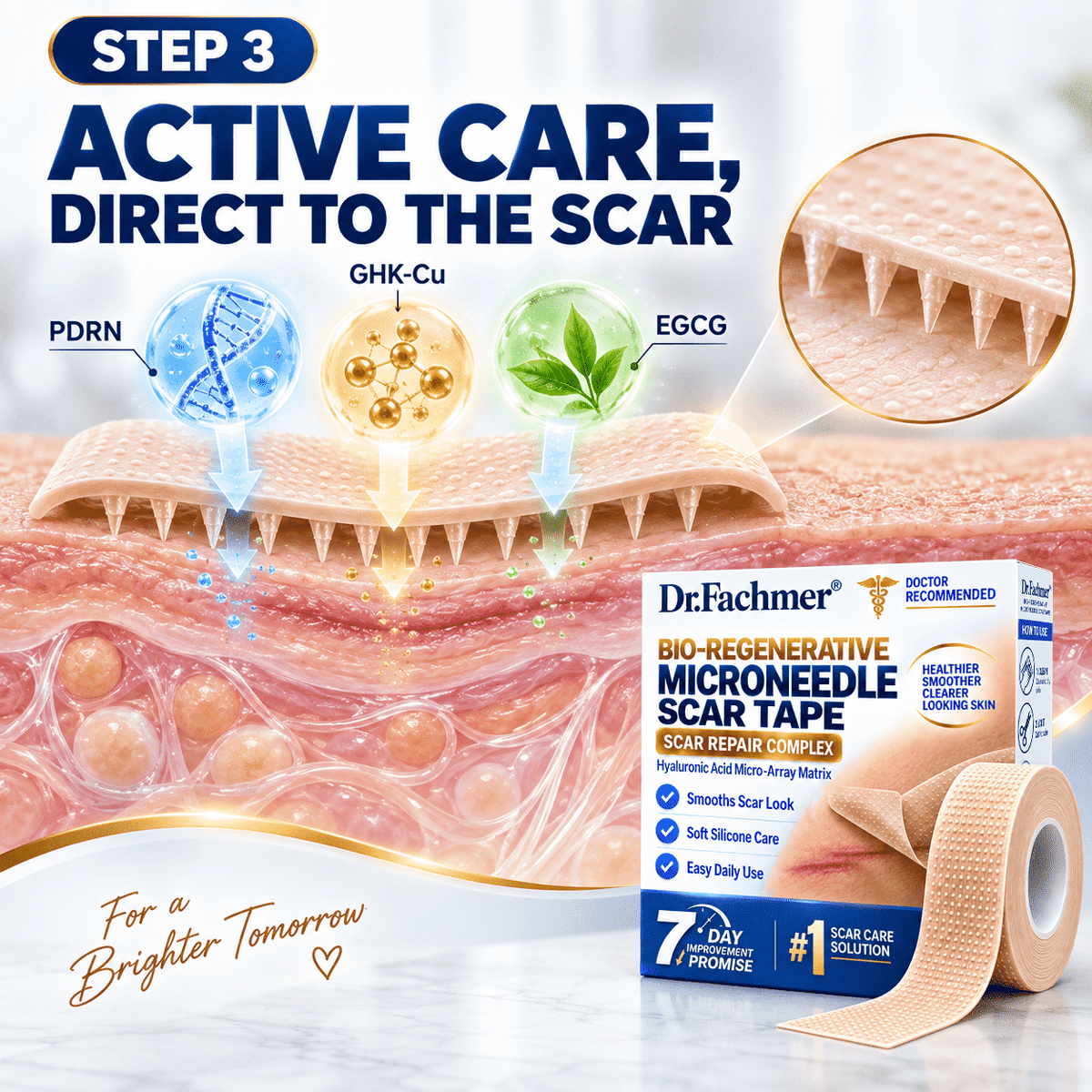 🥳 𝐎𝐟𝐟𝐢𝐜𝐢𝐚𝐥 𝐒𝐭𝐨𝐫𝐞丨Dr.Fachmer® 🩹 Bio-Regenerative Microneedle Scar Tape——Remove all kinds of skin scars
